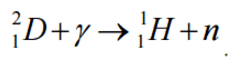 Photoneutron - deuterium