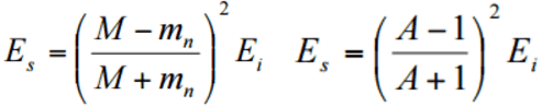 equation momentum energy