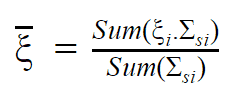 the logarithmic energy decrement for mixtures