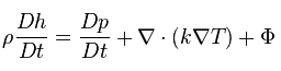 Conservation of energy - fluids