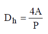 Hydraulic Diameter - equation