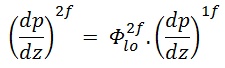 two-phase pressure drop - equation