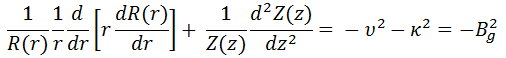 separated diffusion equation
