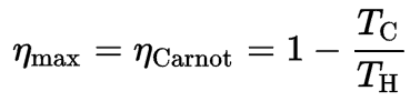 Carnot Efficiency Formula