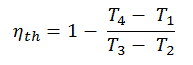 Otto cycle - efficiency - equation