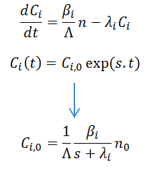 inhour equation - derivation