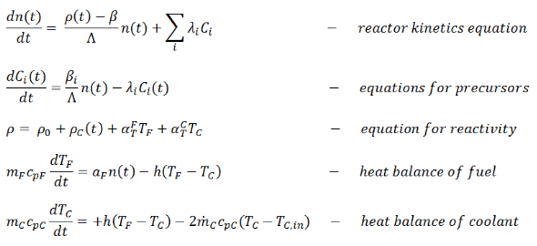 point dynamics equations - model