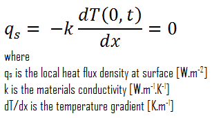Neumann boundary condition - adiabatic