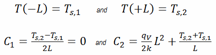 heat conduction equation - boundary conditions