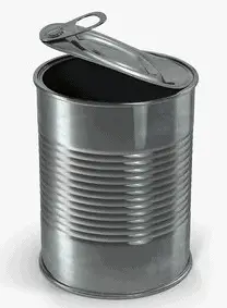 tin plated can