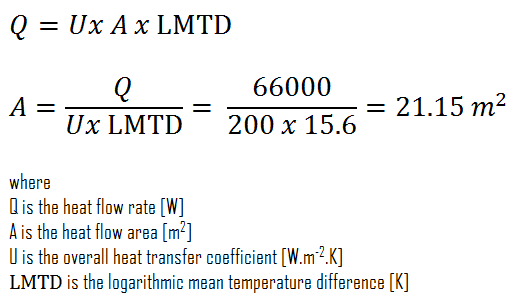 heat exchanger - calculation