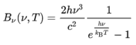 plancks law - equation